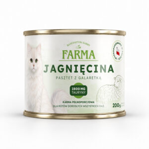 Farma Jagnięcina 200g– karma mokra dla kota