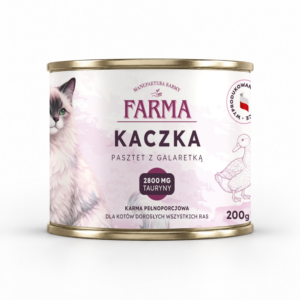 Farma Kaczka 200g – karma mokra dla kota