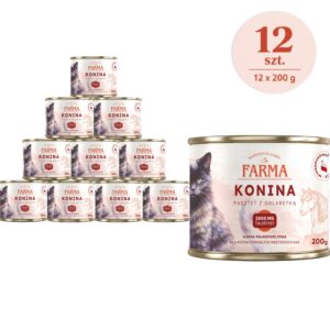 Farma Konina – karma mokra dla kota Zestaw 12x 200g